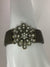 Bronze Rhinestone Flower Elastic Bracelet